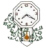 Clock With Ivy Free Embroidery Design
